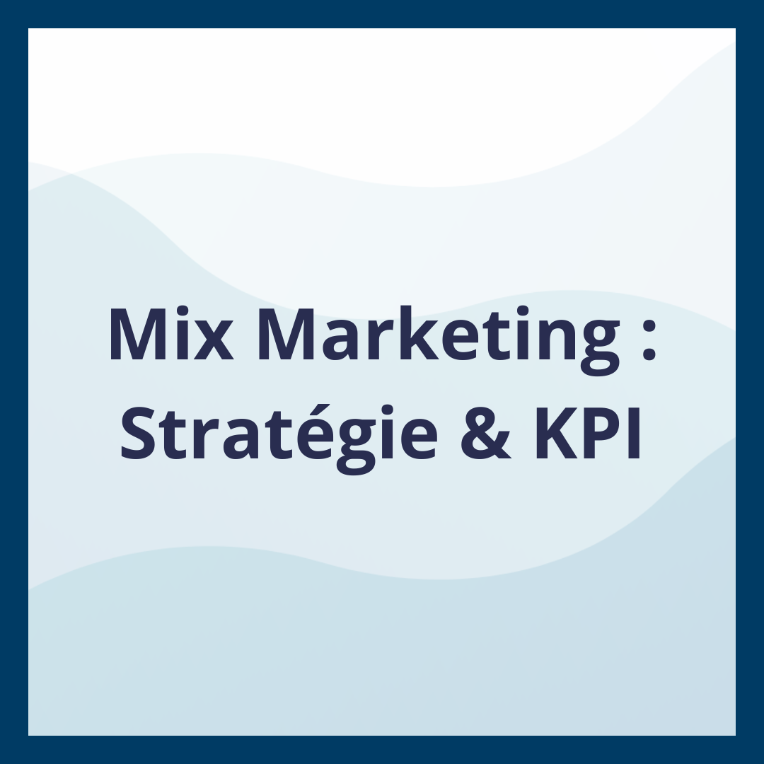 Mix Marketing : Stratégie & KPI _Moufadal Mahamadaly Nissad