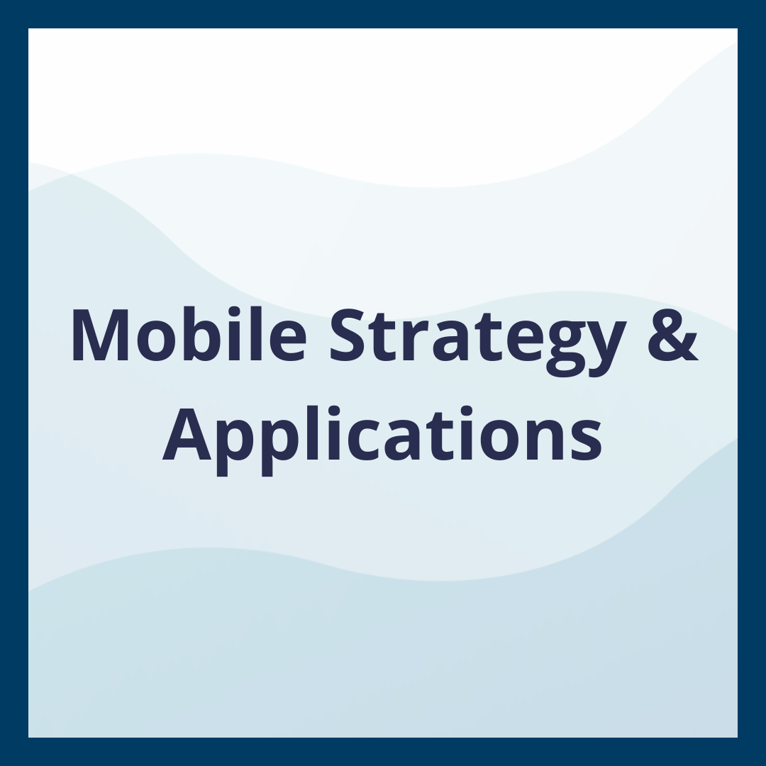 Mobile Strategy & Applications _Moufadal Mahamadaly Nissad